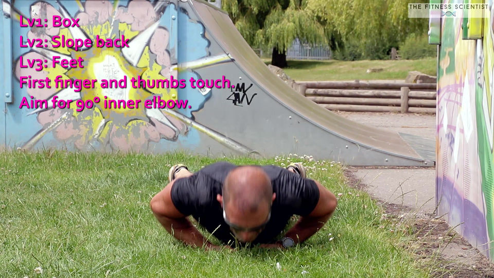 Diamond push ups